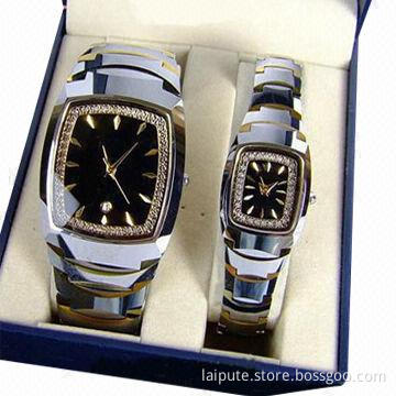 2013 Fashion Men's Tungsten Steel Watch with Date Function
